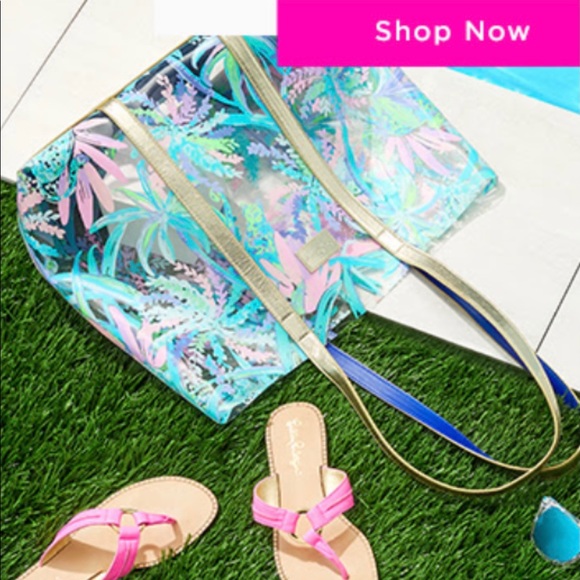 Lilly Pulitzer Handbags - Lilly Pulitzer Clear Tote